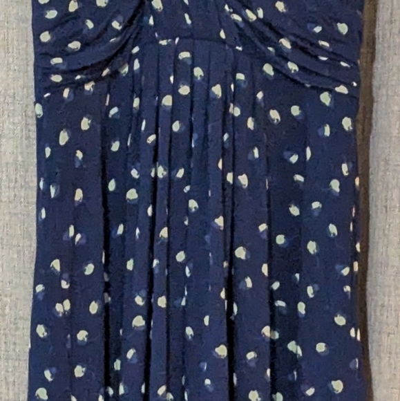 NWOT Ann Taylor Women's XSP Blue Pattern Stretchy Dress ✨ 2 /$15 ✨ - Picture 3 of 4